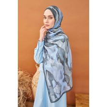 Silk Home Riva Şal Tencel Cloud Mavi Gri
