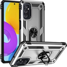 Ankayan Teknoloji Galaxy M52 Kılıf Kamera Koruyucu Manyetik Standlı Tank Koruma Anky