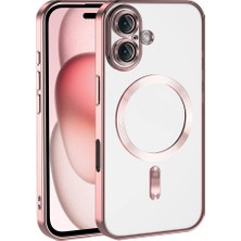 Sionel iPhone 16 Kılıf Magsafe Kamera Lens Korumalı Logo Gösteren Ince Hafif Snel