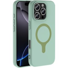 Sionel iPhone 16 Pro Max Kılıf Pastel Renkli Magsafe Kamera Yükseltili Silikon Snel