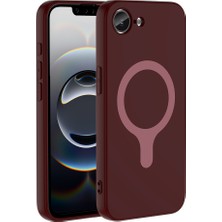 Ankayan Teknoloji iPhone 17E Kılıf Pastel Renkli Magsafe Kamera Yükseltili Silikon Anky