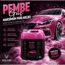 Willbe Auto Care Pembe Oto Şampuanı 5 kg Pink Foam