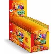 Jelaxy Peelable Portakal Aromalı Soyulabilir Yumuşak Şekerleme 65 Gram 12 Adet (1 Kutu)