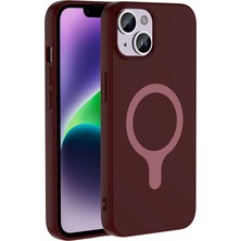 Sionel iPhone 14 Kılıf Pastel Renkli Magsafe Kamera Yükseltili Silikon Snel