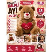 Marka Uçar Oyuncak Pk 25 45 cm Kahverengi Kalpli Ayı UCR-004