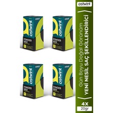 Ostwint Saç Şekillendirici Toz Wax Sert Yeşil 20 gr x 4 Adet