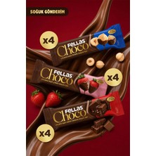 Fellas Choco - Çikolata Kaplı Meyve Bar (35 g) - Karma Kutu (3 x 4) 12 Adet