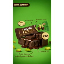 Fellas Choco - Çikolata Kaplı Antep Fıstıklı Meyve Bar (35 g) x 12 Adet