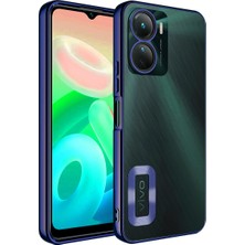 Sionel Vivo Y16 Kılıf Kamera Lens Korumalı Logo Gösteren Ince Hafif Snel