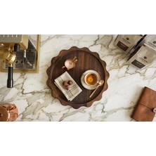 Famwood Art Büyük Boy Ahşap Sunumluk ve Supla %100 Çam