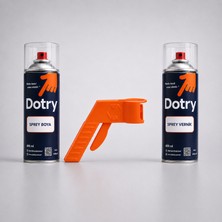 Dotry Sprey Boya + Sprey Vernik + Sprey Tabanca Aparatı 3’lü Set