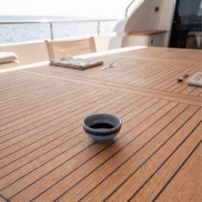 Happy Chef Grey Quartz 12'li Minimal Sosluk Seti, Ø 7 cm - H.3,5 cm 60 Ml. , Thermoset Melamin