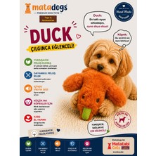 Matatabi Cats Matadogs Duck Peluş , Sesli Köpek Oyuncağı