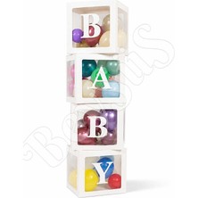 BeySüS Cinsiyet Parti Eğlence İthal Baby Kutu 30x30 cm