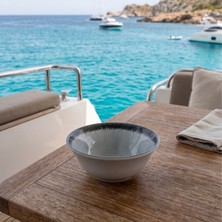 Happy Chef Grey Quartz 6'lı Salata Kasesi Seti, Ø 15,3 cm - H.6,4 cm 500 Ml. , Thermoset Melamin
