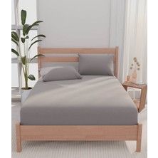Apricitas Home Çift Kişilik Urban Gri Çarşaf Seti