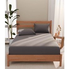 Apricitas Home Çift Kişilik Urban Antrasit Çarşaf Seti