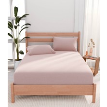 Apricitas Home Çift Kişilik Urban Pembe Çarşaf Seti
