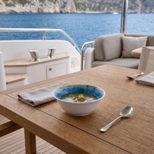 Happy Chef Blue Iris 6'lı Çorba Kasesi Seti, Ø 12,5 cm - H.5,1 cm 280 Ml. , Thermoset Melamin
