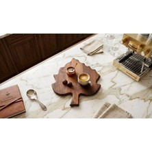 Famwood Art Ahşap Çınar Yaprağı ,organizer,çok Amaçlı Stand Kesme Tahtası