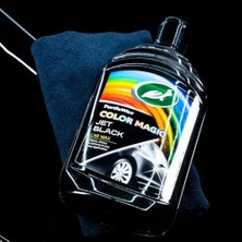 Turtle Wax Jet Black Renkli Cila Siyah 500 ml + Pasta Cila Süngeri + 3 Bez