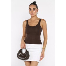 Gülseli Kadın Kalın Askılı Likralı Bluz Atlet P-00022905