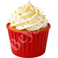 BeySüS Muffin Kalıbı 50LI Kırmızı