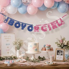 BeySüS Girl Or Boy Eva Banner Pembe - Mavi
