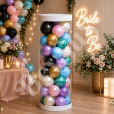 BeySüS Şefaf Silindir Şeklinde Balon Kutusu