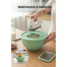 Orvila Rendeli Karıştırma Kabı Saklama Kabı ve Mikser Kabı