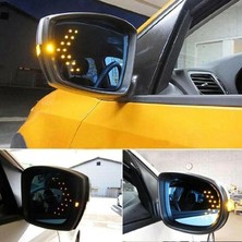 Şahinler Oto Aksesuar Daewoo Nubira Uyumlu Ayna Gündüz Ledi Sinyal Gösterim 14 Ledli Amber