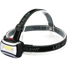 Powermaster PM-1849 Cob LED 3 Modlu 90 Derece Ayarlanabilir Pilli Kafa Feneri