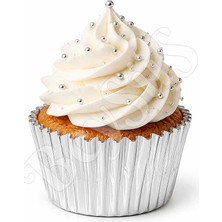 BeySüS Muffin Kalıbı 25LI Gümüş