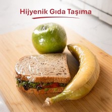 Streç Film 15 Metre, Şeffaf Gıda Saklama Streci Bpa Içermez, Koku Hapsi, Kapak Görevi Gören Pratik Kullanım, Taze Gıda Saklamak Için Kullan At Streç Film 15 Metre