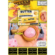 Oyuncak Sahili Çin Mantısı Butter Tereyağı Cheese Peynir 3 Popüler Trend Ürün Birarada 3 Adet Birden Skuşi Dumpling Squishy Stres 3lü Mantı Sukuşi Seti