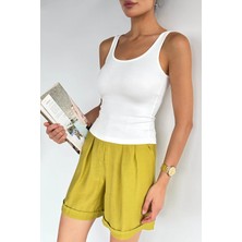 Gülseli Kadın Kalın Askılı Likralı Bluz Atlet P-00022905