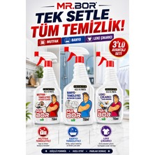 Mr. Bor Avantaj Seti 3’lü – Mutfak + Banyo + Leke Çıkarıcı | Çok Amaçlı Güçlü Temizlik Seti