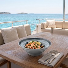 Happy Chef Grey Quartz 2'li Salata Kasesi Seti, Ø 24,1 cm - H.8,8 cm 1420 Ml. , Thermoset Melamin