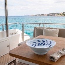 Happy Chef Selva Blu 2'li Salata Kasesi Seti, Ø 24,1 cm - H.8,8 cm 1420 Ml. , Thermoset Melamin