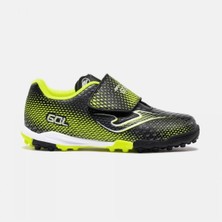 Joma Gol Jr 2601 Black Turf Çocuk Halı Saha Kramponu