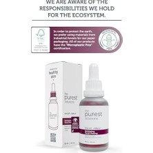 The Purest Solutions, Aha & Bha Canlandırıcı & Cilt Tonu Eşitleyici Kırmızı Peeling Cilt Bakım Serumu 30 ml (Aha 10% + Bha 2%)