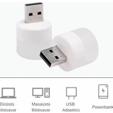 Neo Vista Mini USB LED Gece Lambası - Powerbank ve Laptop Uyumlu Ortam Işığı (5, Gün Işığı)