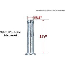 Shepherd Hardware 9406 Ofis Sandalyesi Tekerleği, Frenli Çift Tekerlek, 5 Cm, 8 mm Şaft Çapı, 34 kg Taşıma Kapasitesi, 2'li Paket, Siyah