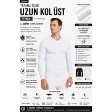 Oıl Company Termal Içlik Üst Uzunkol V Yaka Unisex Pp Seamless Iı. Seviye OCP006