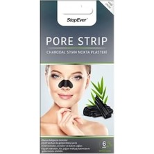 Stopever Charcoal Pore Strip Kömürlü Siyah Nokta Plasteri (2 x 6 Adet)