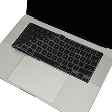 MacBook Us Ingilizce Klavye Koruyucu Ansı Amerikan Enter M1-M5 | A2681 A3113 A3240 A3449 A2941 A3241 A2442 A2779 A2992 A2485 A2991 | Keyboard Cover Touch Id Siyah