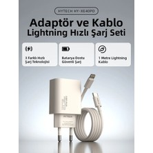 Hytech Hy-Xe40Pd Pd Kablo Seti 1Pd 20W Hızlı Ev Şarj Adaptör