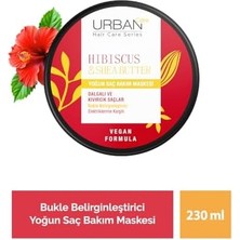 Twisted Curls Hibiscus & Shea Butter Kıvırcık ve Dalgalı Saçlara Özel Yoğun Saç Bakım Maskesi 230 Ml- Vegan