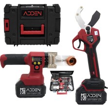 Adden 2\'li Boru Kaynak Makinesi ve Pvc Boru Makası Profesyonel Set