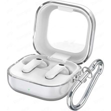 Galaxy Buds4 Pro/buds 4 Için Şeffaf Kılıf Darbeye Çizilmeye ve Sararmaya Karşı Dirençli Galaxy Buds 4 Pro Kulaklık Kılıfı Taşıma Askılı Tpu Koruyucu  Buds 4 Pro Kılıf